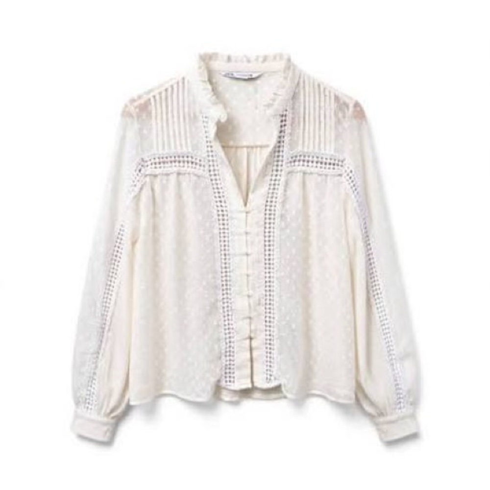 Bishop + Young Lace Eyelet Top | XSmall | Ivory